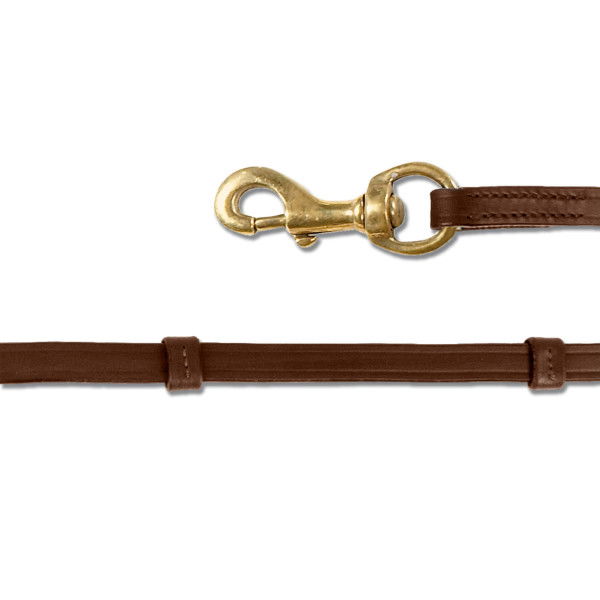 Waldhausen Reins Iceland, Leather, with Carabiner