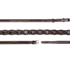 Dyon Zügel HC, 16 mm, geflochtene Lederzügel Dyon Zügel HC, 16 mm, geflochtene Lederzügel