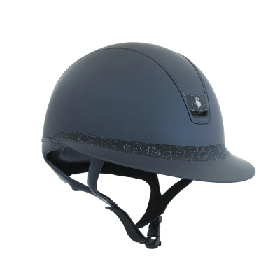 Samshield Riding Helmet Miss Shield 2.0 SM, FB + Blazon Crystal Fabric Summer Nights,Trim Matt 