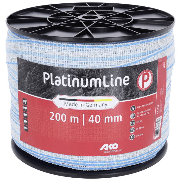 AKO Weidezaunband PlatinumLine, 200 m , 40 mm