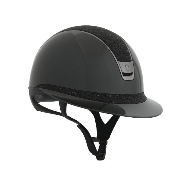 Samshield Reithelm Miss Shield 2.0 SG, Top + FB Crystal Fabric Black, Trim + Blason Black Chrome