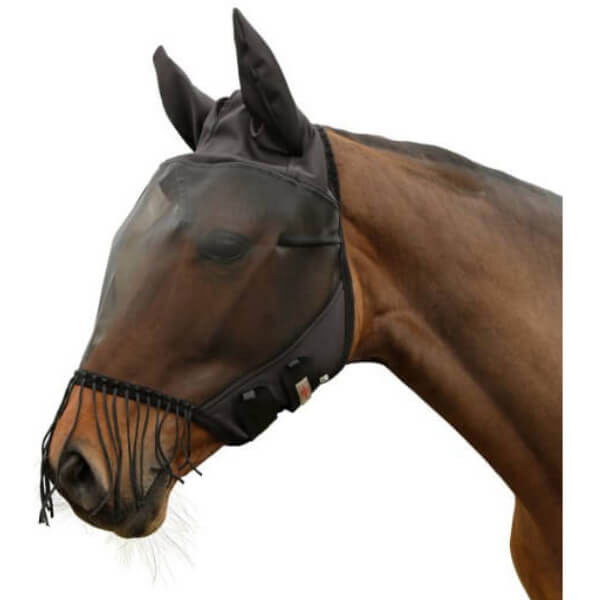 Covalliero Fly Mask SuperFly with Ear Protection