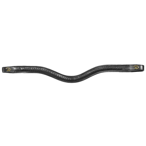 Dyon Browband Laced DC, leather, curved