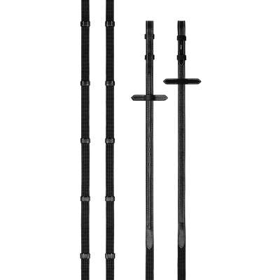 Prestige Italia Zügel E089, Gurtzügel, mit Ledereinsätzen