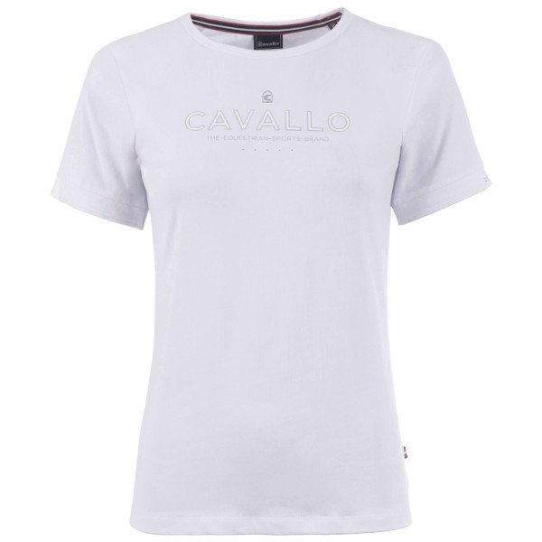 Cavallo T-Shirt Damen Caval Cotton R-Neck FS24, kurzarm