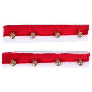 QHP Halfterpolster, mit Weihnachtsglöckchen, 2er Set QHP Halfterpolster, mit Weihnachtsglöckchen, 2er Set