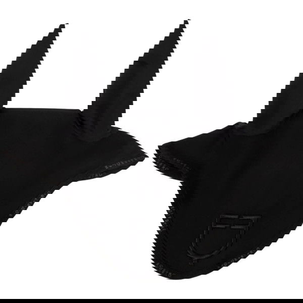 Equestro Fly Bonnet Technical Fabric with Logo, Fly Cap, Fly Ears