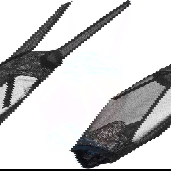LeMieux Fliegenmaske Visor Tek Half Camo, mit Ohrenschutz, UV-Schutz