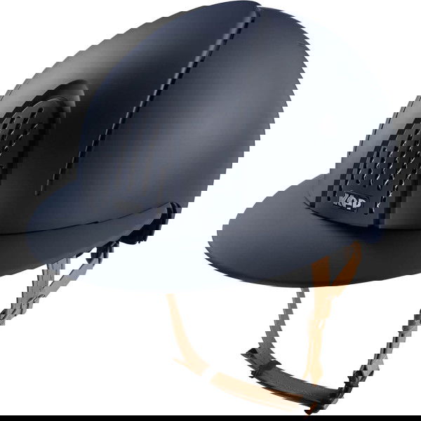 KEP Riding Helmet Smart NOVA Matt with Beige Chinstrap with Polo-Visor