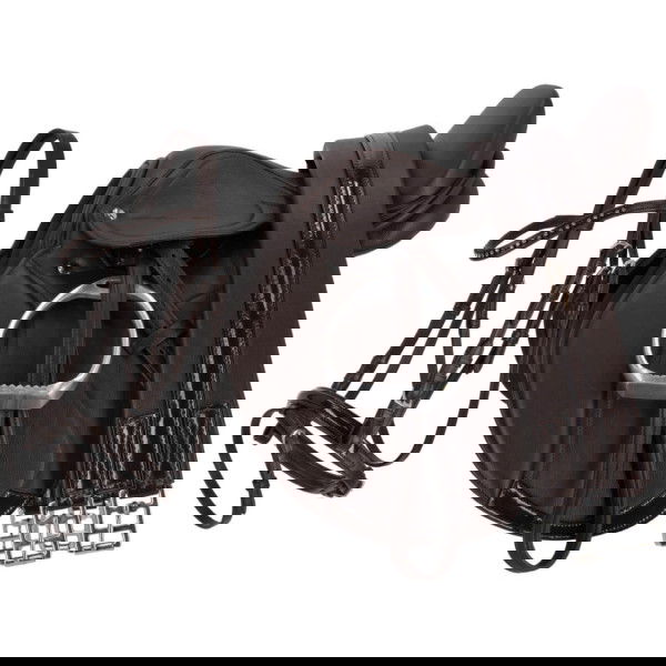 QHP Pony Complete Set Melbourne, Beginner's Set, Kids Saddle, Pony Saddle and Bridle