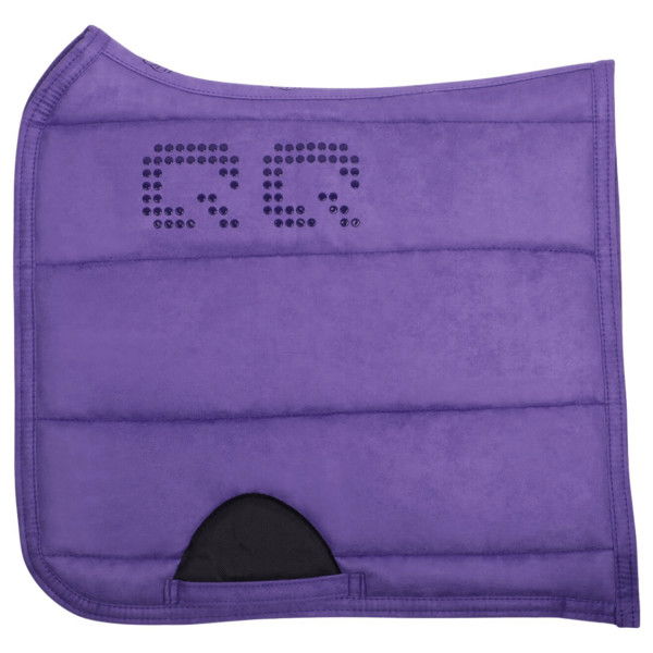 QHP Sattelunterlage Puff Pad Super Grip, Dressurunterlage