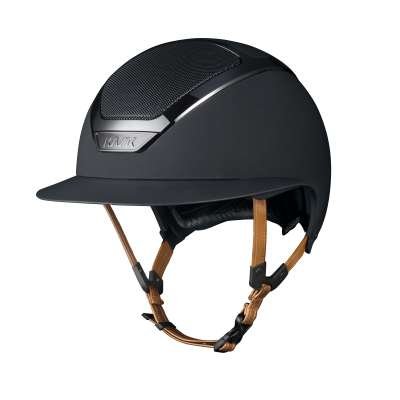 Kask Riding Helmet Star Lady Chrome Chinstrap Leather Light Brown