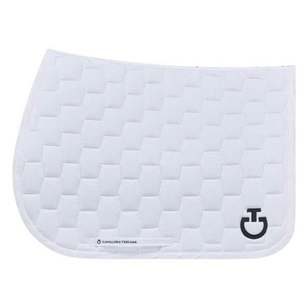 Cavalleria Toscana Saddle Pad Geometric Quilted SS23, Jumping Saddle Pad