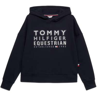 Tommy Hilfiger Equestrian Hoodie Damen Paris HW23, Kapuzenpullover