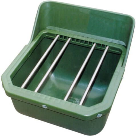 Kerbl Feeding Trough, Foal Trough, with Metal Bars