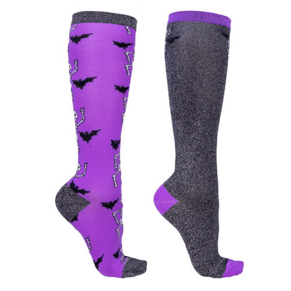 QHP Riding Socks Halloween, Knee Socks, Set of 2