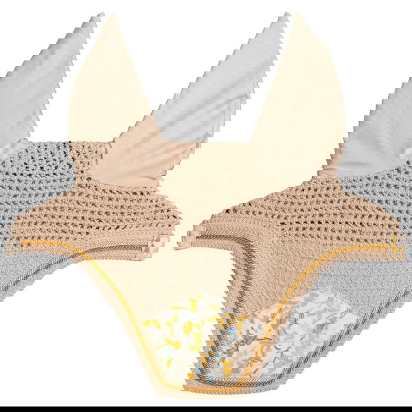 Kentucky Horsewear Fliegenhaube Wellington Velvet Printing, Fliegenmütze, Fliegenohren