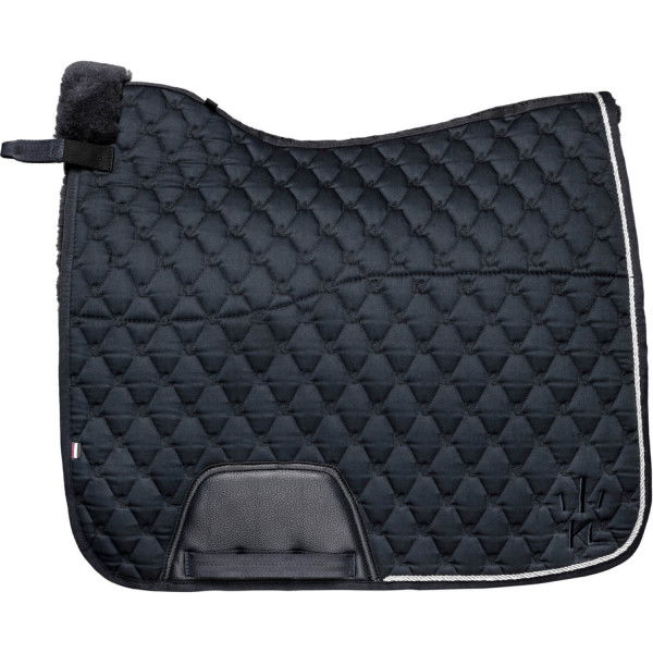 Kingsland Saddle Pad KLvivian FW24, Dressage Saddle Pad, with Lambskin