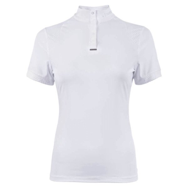 Cavallo Turniershirt Damen Caval Competition Halfzip Shirt FS24, kurzarm