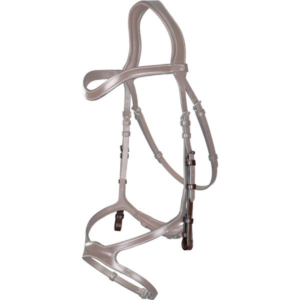 Dyon Cheek Pieces For Headstall with 1 Strap, US Collection