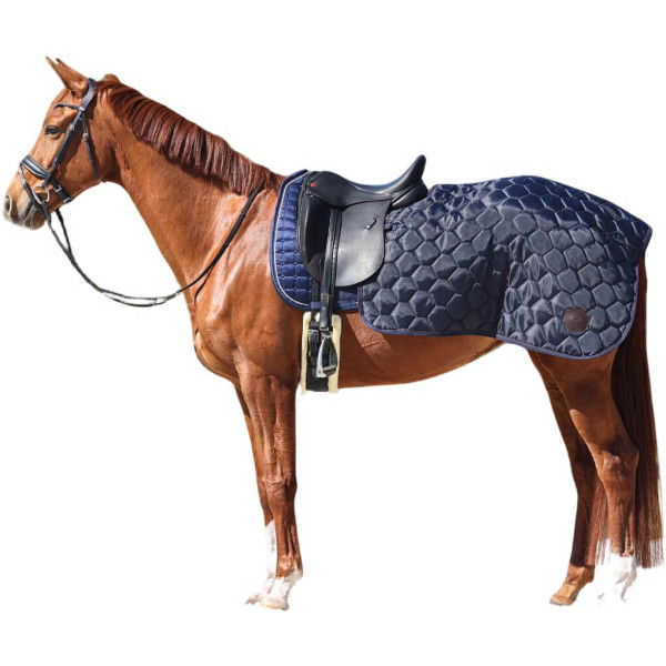 QHP Riding Rug Quarter Classy, with Faux Fur