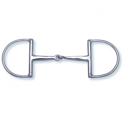 Stübben Steeltec Single Broken D-ring Snaffle 2-in-1