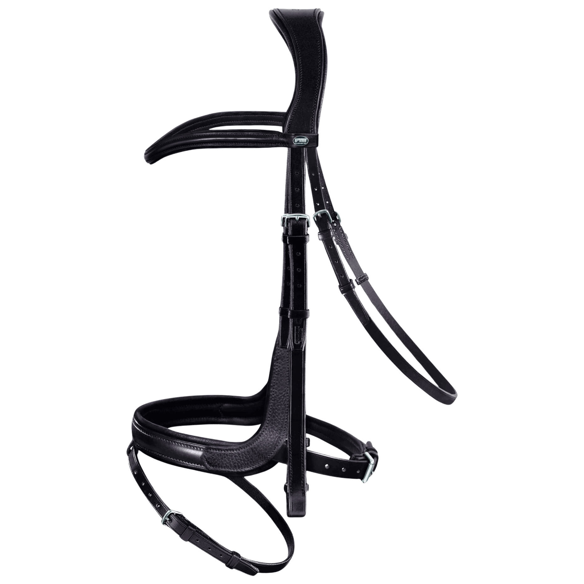 Passier Trense Marcus Ehning II, englisch kombiniert, mit mehr Jochbeinfreiheit, mit Zügeln