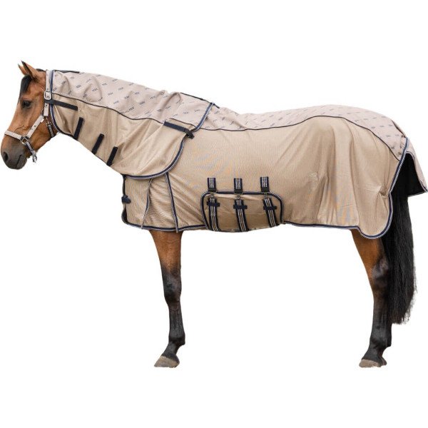 QHP Fly Rug Combo with Neck Piece Collection SS24, Rain- Fly Rug