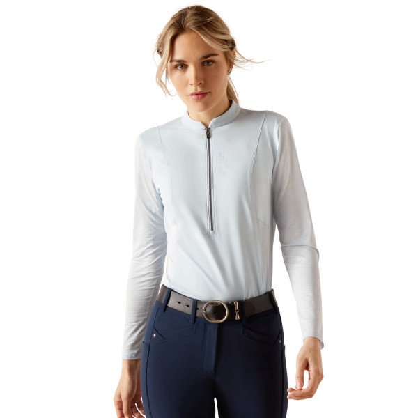 Ariat Shirt Damen Breathe 1/4 Zip FS24, Trainingsshirt, langarm