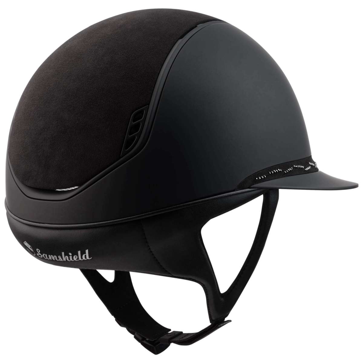 Samshield Reithelm Miss Shield 2.0 Shadowmatt Top Alcantara  