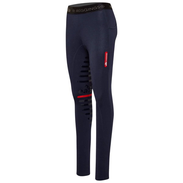 EaSt Reitleggings Damen Reggings R1, Kniebesatz, Knee-Grip