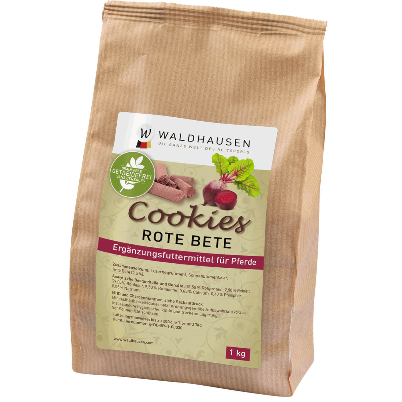 Waldhausen Pferdeleckerlis Cookies Getreidefrei, 1 kg