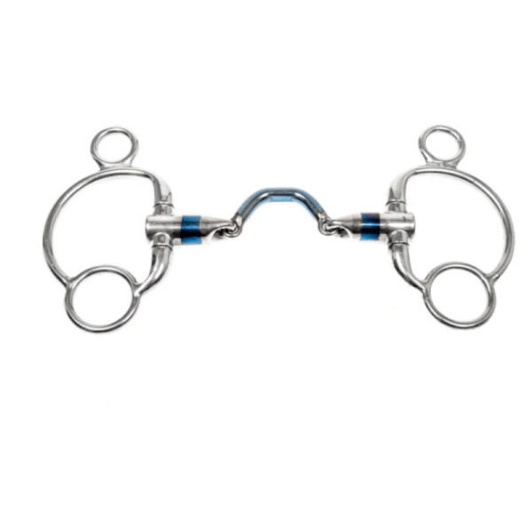 Trust 2.5-Ring Eggbut Snaffle, Sweet Iron, Wideport Segundo, with Tongue Clearance