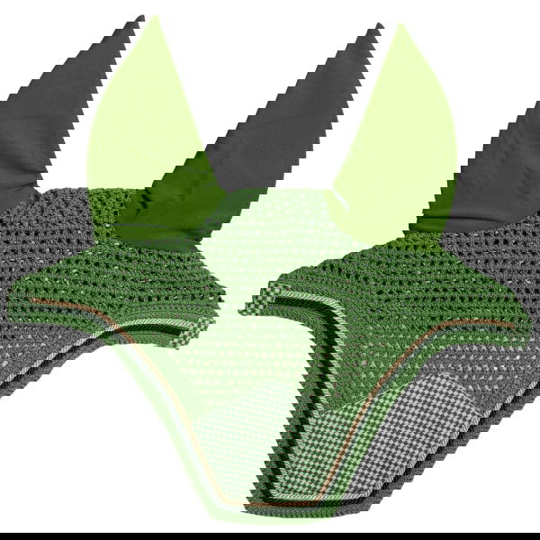 Kentucky Horsewear Fly Bonnet Wellington Velvet Printing, Fly Cap, Fly Ears