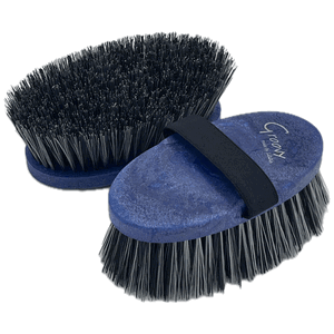 HAAS Go 4 Gold Set 1 X Horsehair Body Brush & 1 X Curry Comb In