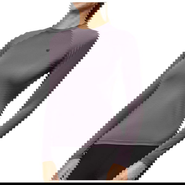 Equestrian Stockholm Shirt Damen Dynamic Base Layer Dark Violet, Trainingsshirt, langarm