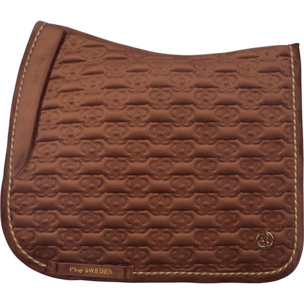 PS of Sweden Saddle Pad Velvet Monogram FW24, Dressage Saddle Pad