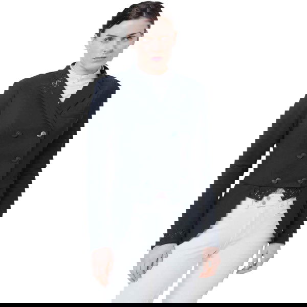 Samshield Women's Tailcoat Crystal Leaf, Short Tailcoat, Dressage Tailcoat, Competition Tailcoat