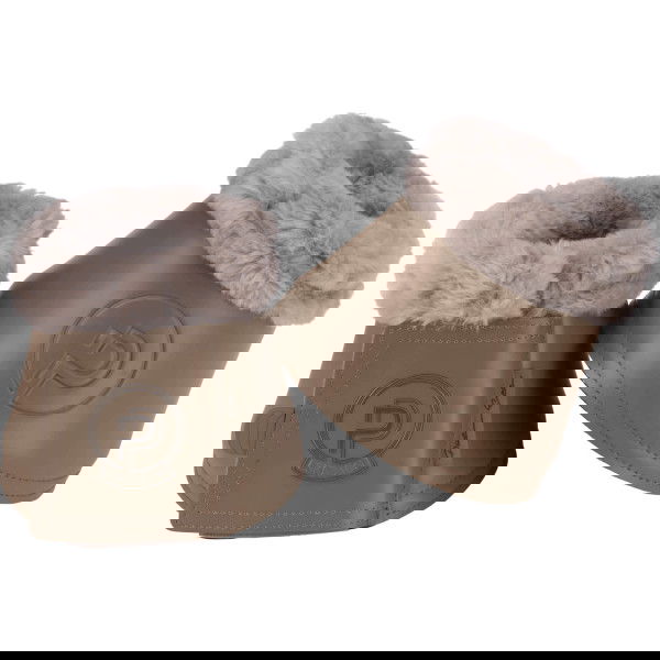 Eskadron Bell Boots Softslate Faux Fur Platinum FW25, Jumping Bell Boots