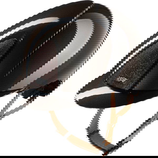 KEP Reithelm Smart NOVA Metal Polish Star mit Beigen Kinnriemen