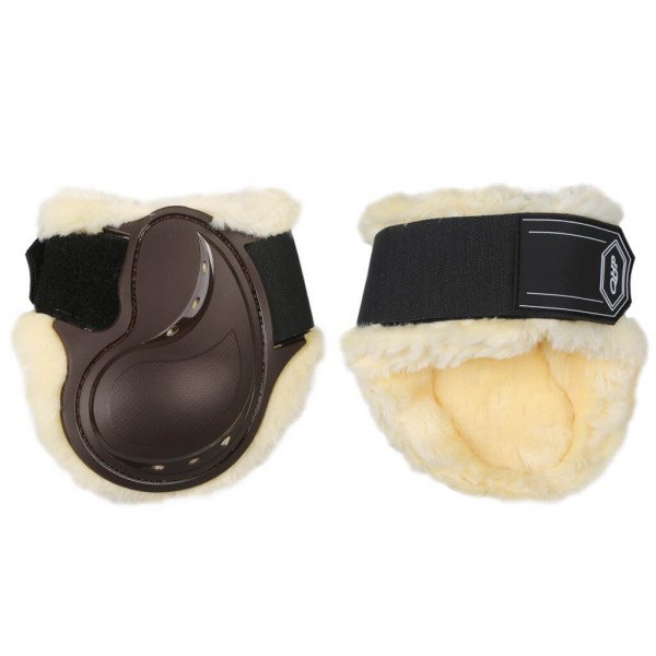 QHP Fetlock Boots Tario, With Faux Fur