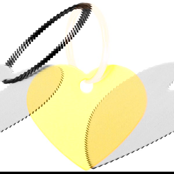 Grooming Deluxe Namensschild Herz, Metall, Anhänger