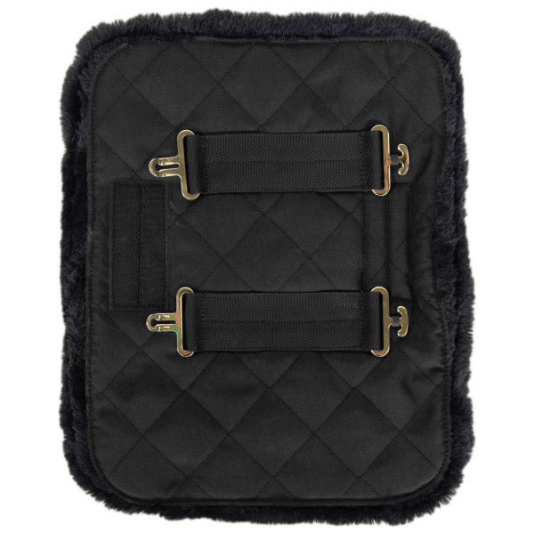 Kentucky Horsewear Chest Expander Vegan Sheepskin Quilted, 2 Buckles