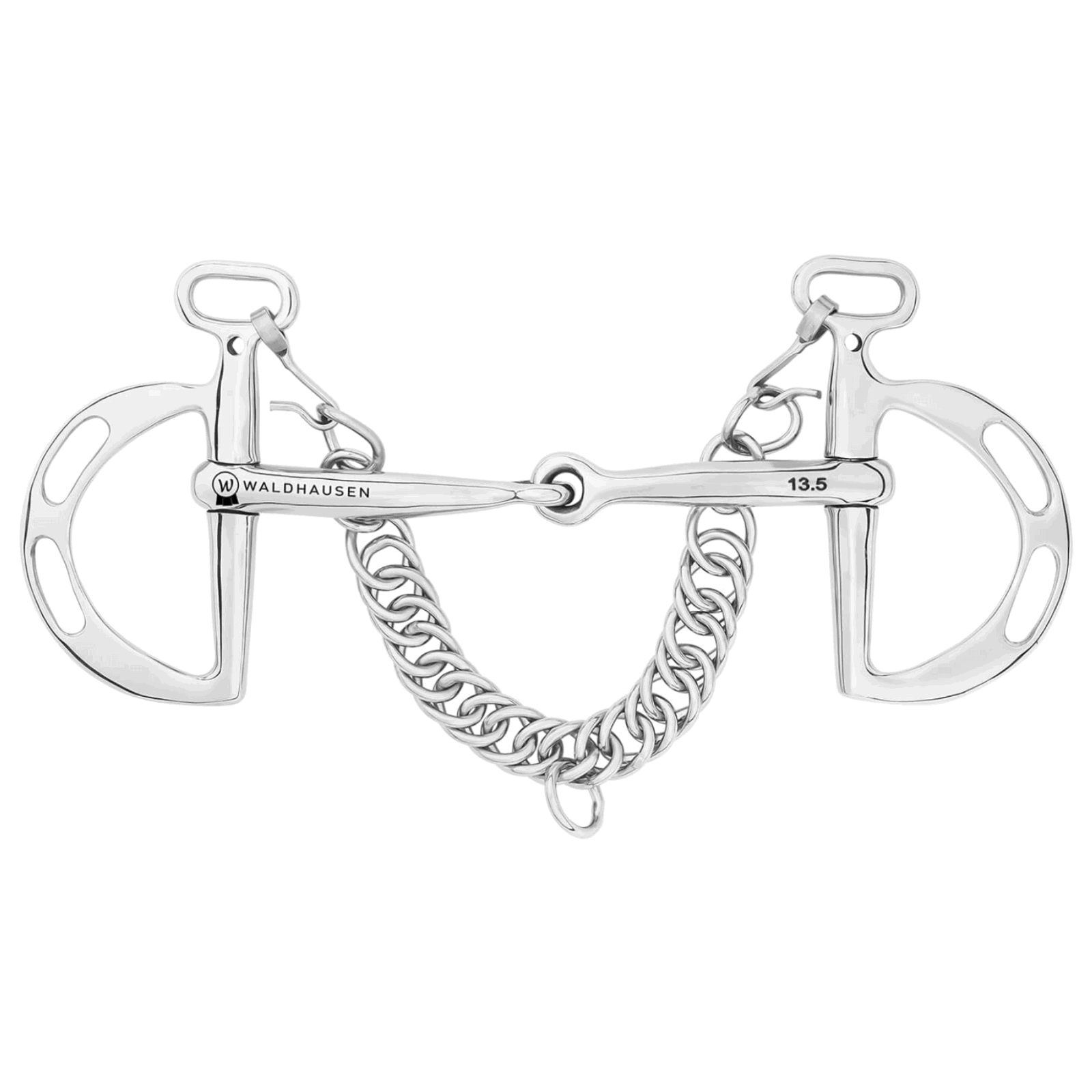 Waldhausen Springkandare, Edelstahl, einfach gebrochen, Kimblewick