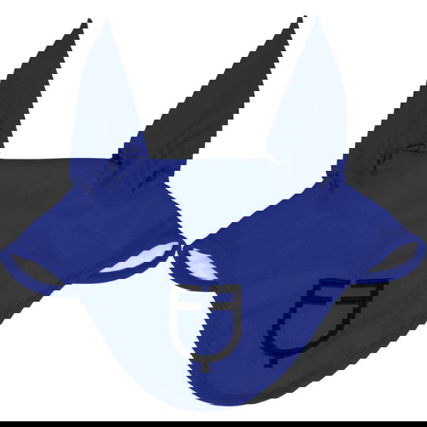 Equestro Fliegenhaube Stretch with Logo, Fliegenmütze, Fliegenohren
