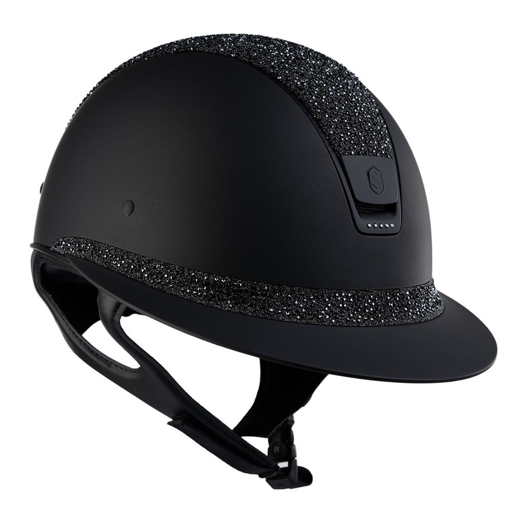 Samshield Riding Helmet Miss Shield Shadow Matt Trim + Blazon Matt ...