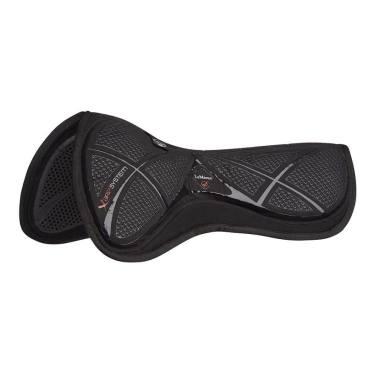 LeMieux X-Grip Twin Sided Half Pad - Black