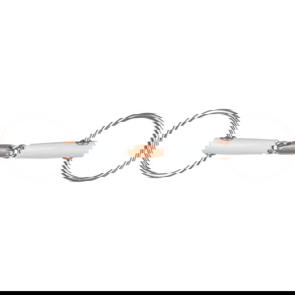 Beris Unterlegtrense, Gebiss, doppelt gebrochen, Ring 6 cm