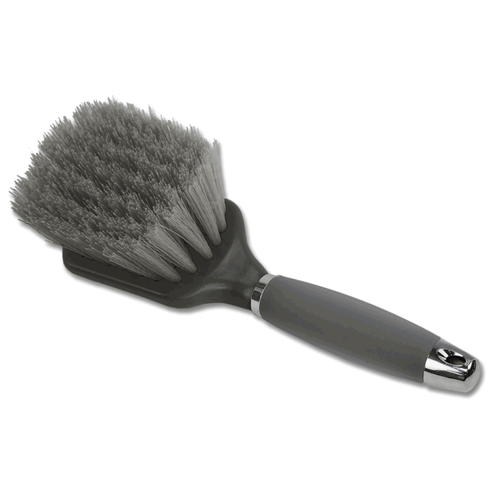 Étrille Waldhausen à Picots Acier & Manche Gel - Noir/Rose | 24cm | Soin Cheval