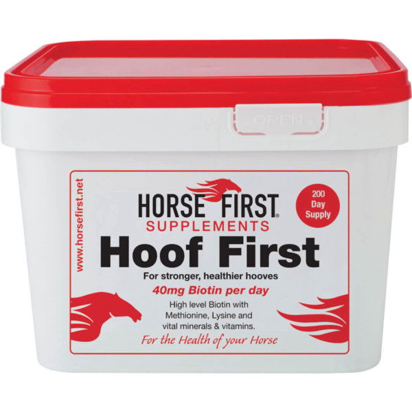 Horse First Hoof First, Ergänzungsfuttermittel, für starke Hufe, Pulver